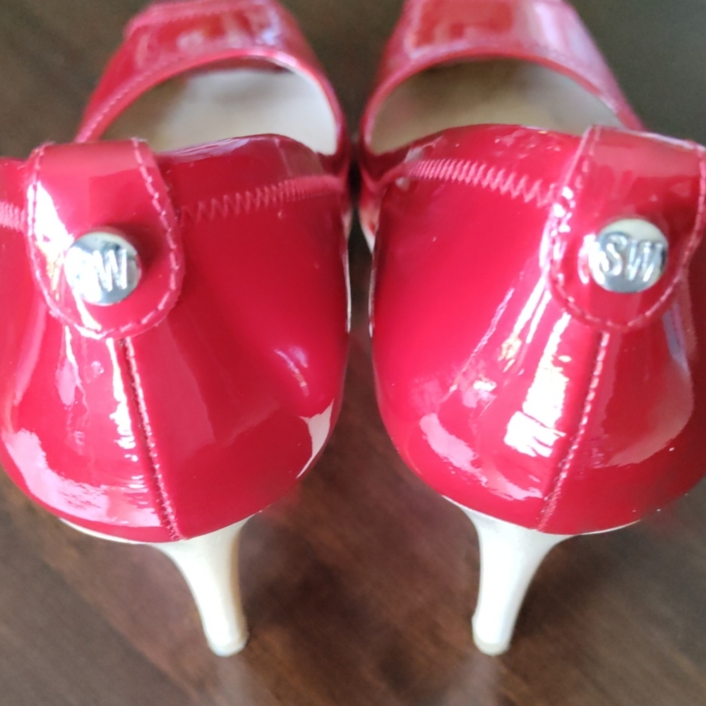 Stuart Weitzman red high heels - Picture 3 of 6